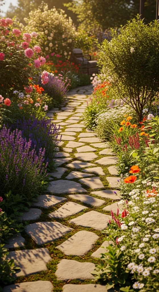 Create Curved Pathways with Stone