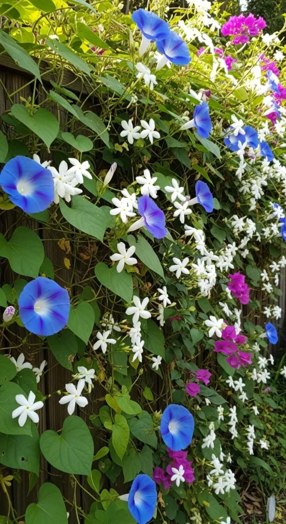 Grow Flowers Along Fences