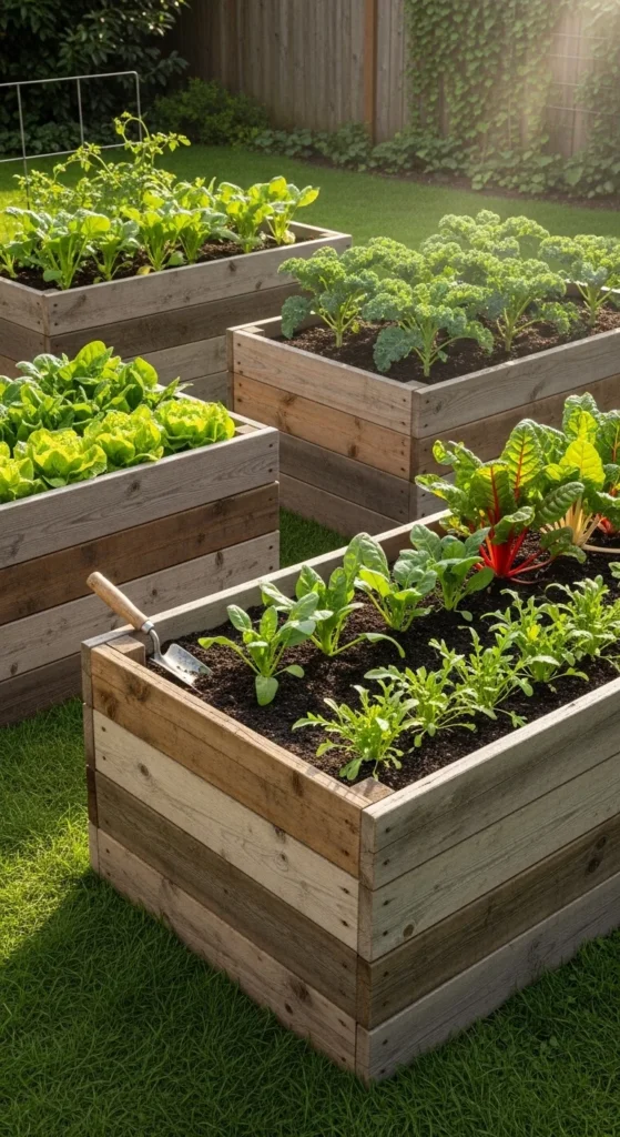 Build Raised Beds with Recycled Materials