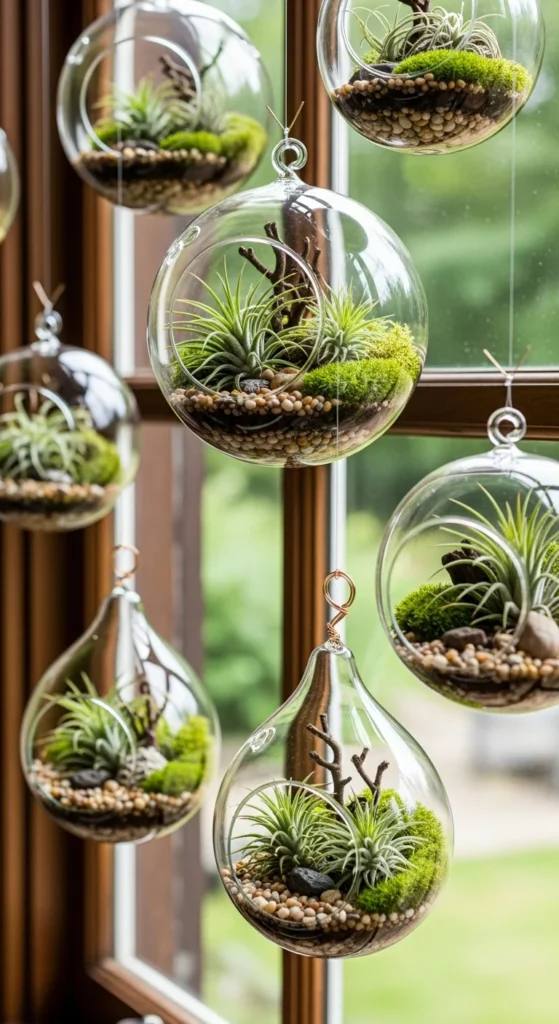 Hanging Glass Terrariums