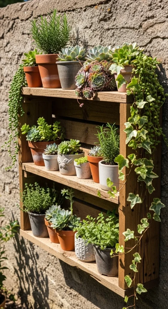Reclaimed Wood Shelves