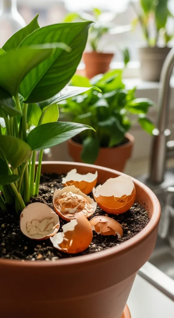 Use Eggshells to Strengthen Soil