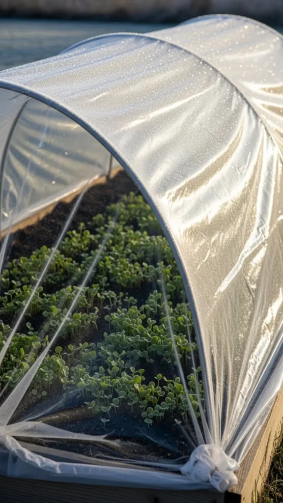 Build a Quick Plastic-Sheet Tunnel