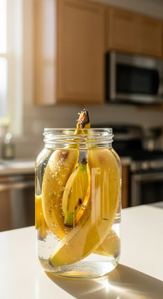 Feed with Banana Peels