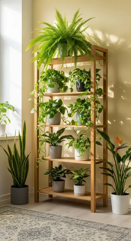 Indoor Vertical Shelf