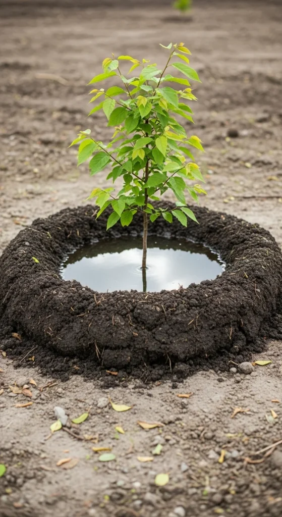  Add a Water Basin Around the Base