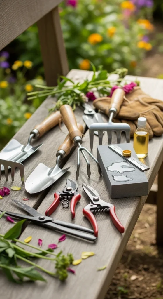 Keep Tools Sharp and Clean