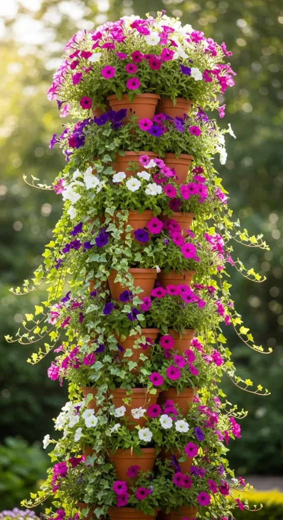 Try Vertical Flower Towers