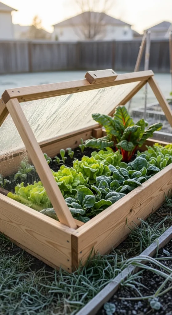 Use Cold Frames for Hardy Greens