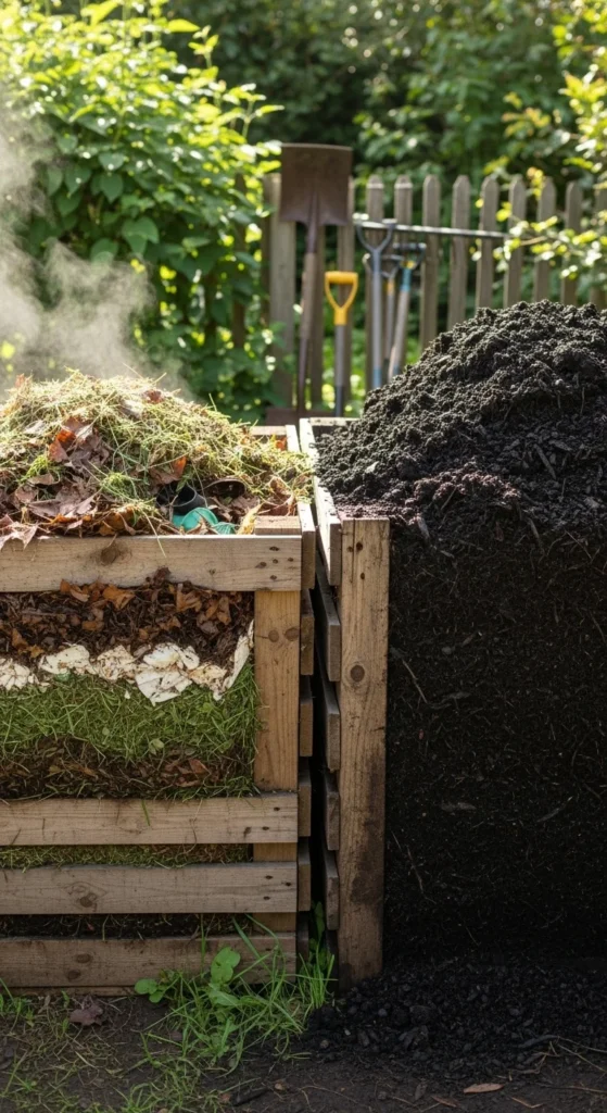 Use a Second Bin for Finished Compost