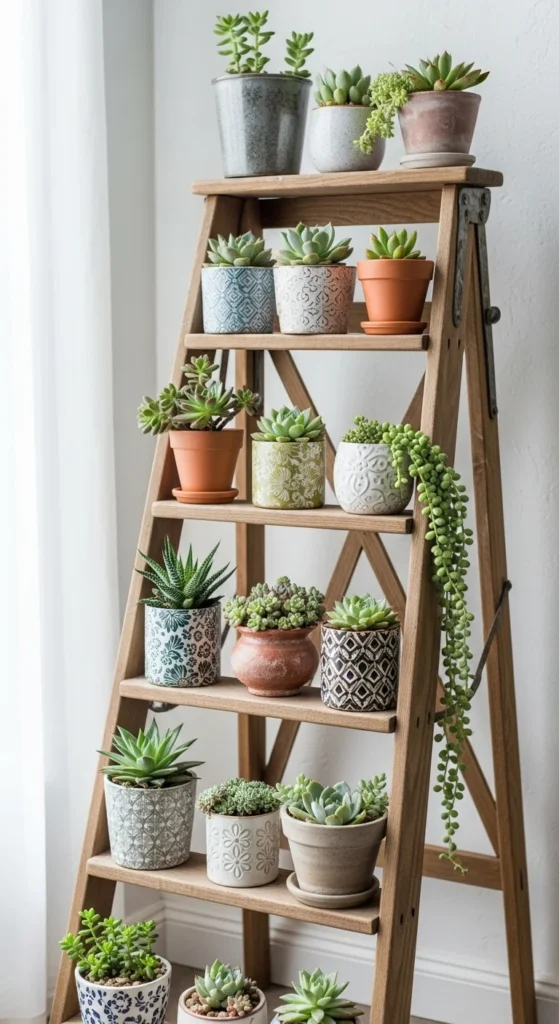 Build a Succulent Ladder Garden