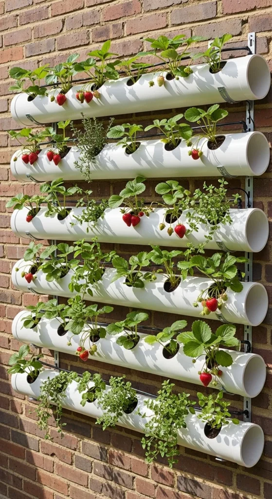PVC Pipe Planter