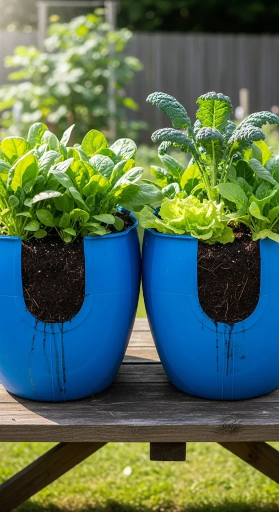 Plastic Barrel Cut Bed