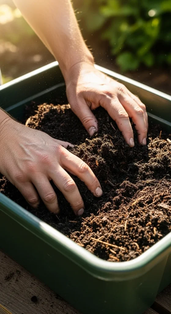 Refresh Old Soil with Compost