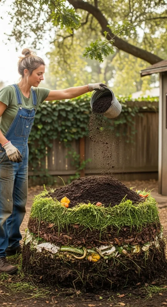 Add Finished Compost Back as Starter