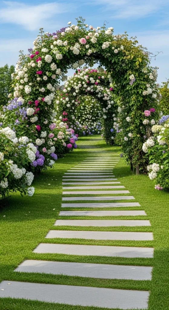 Install Stepping Stones Through Lawn