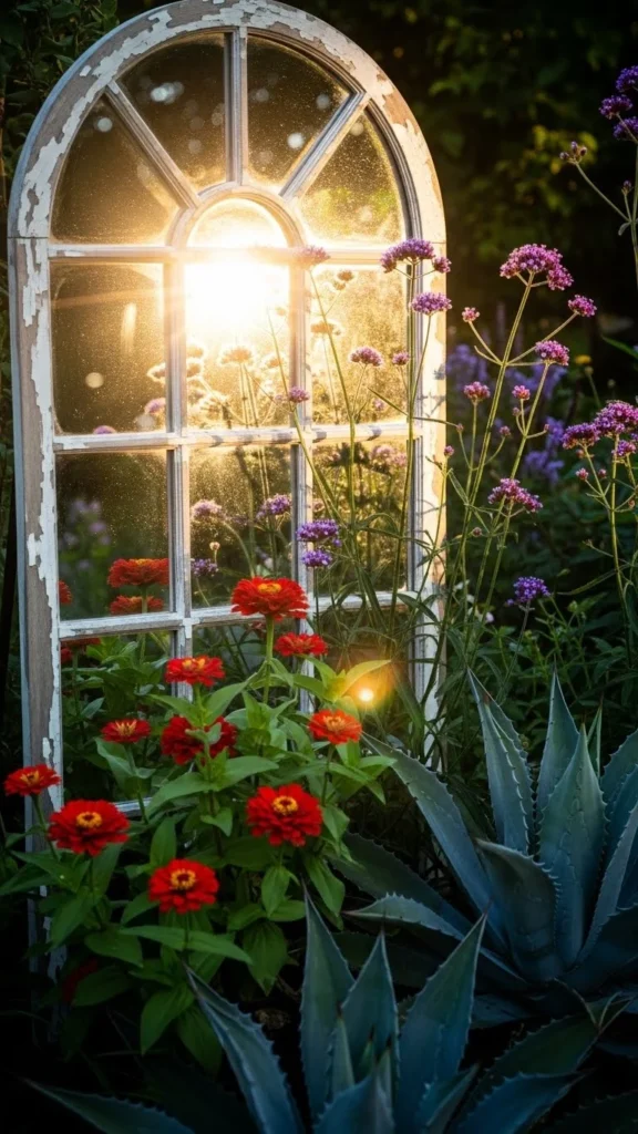 Garden Mirror Warm Spot