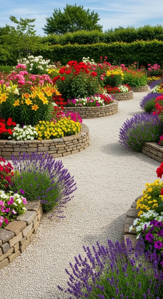 Use Gravel Paths Between Beds