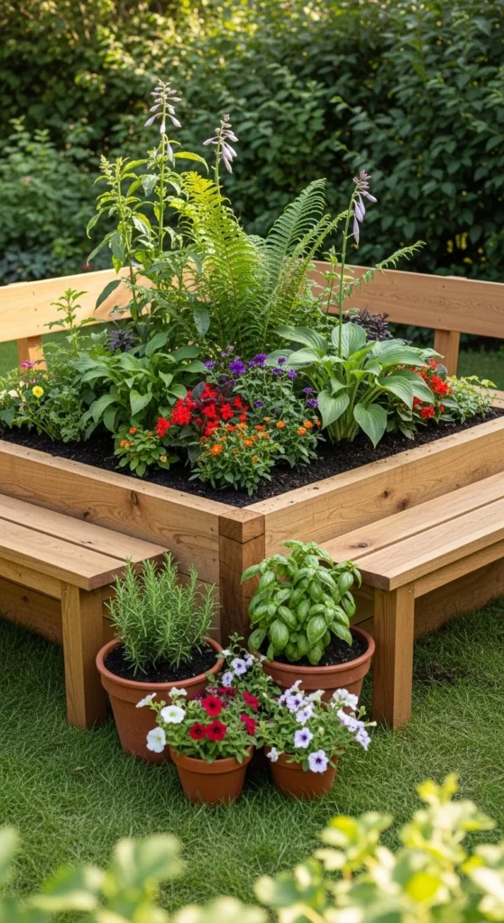  Raised Bed with Bench Edges