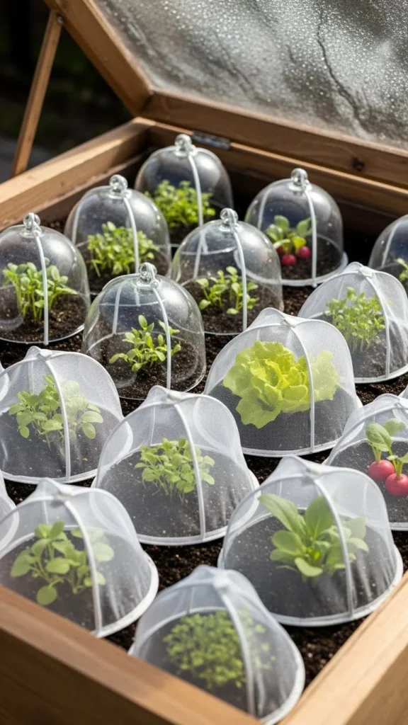 Build Mini Cold Frames Inside the Main Frame