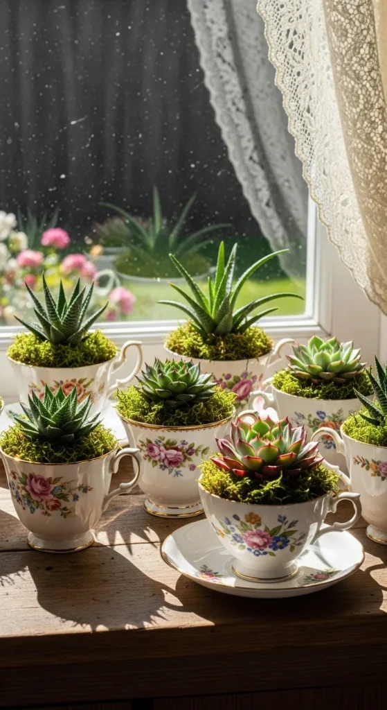 Repurpose Old Teacups