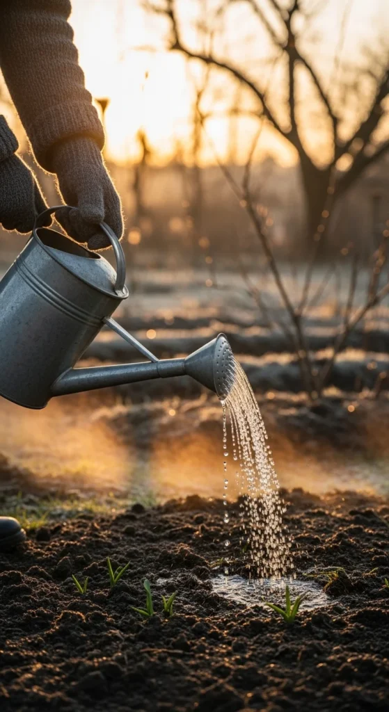 Water Before Frost Hits