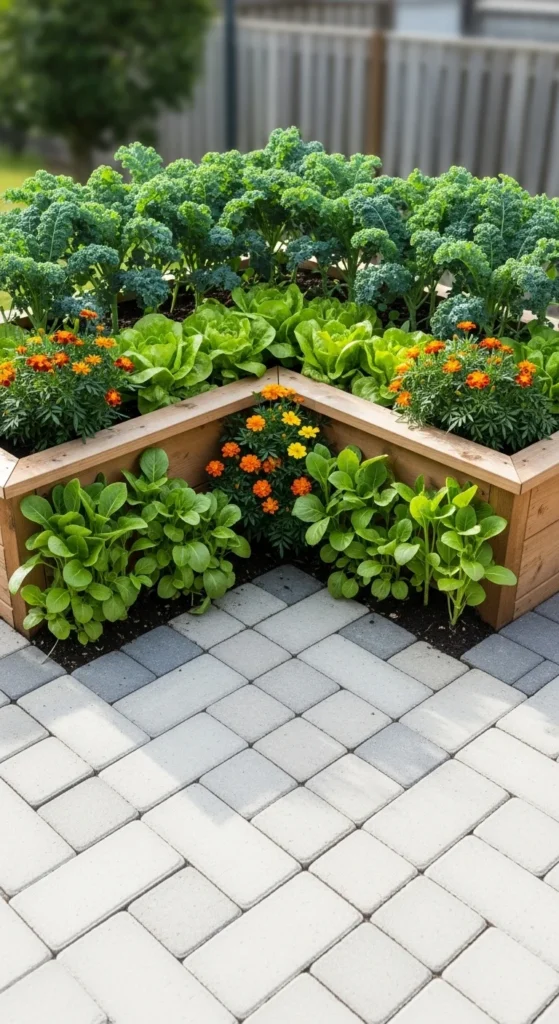 Corner Raised Beds