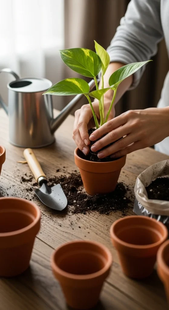 Feed and Repot When Needed