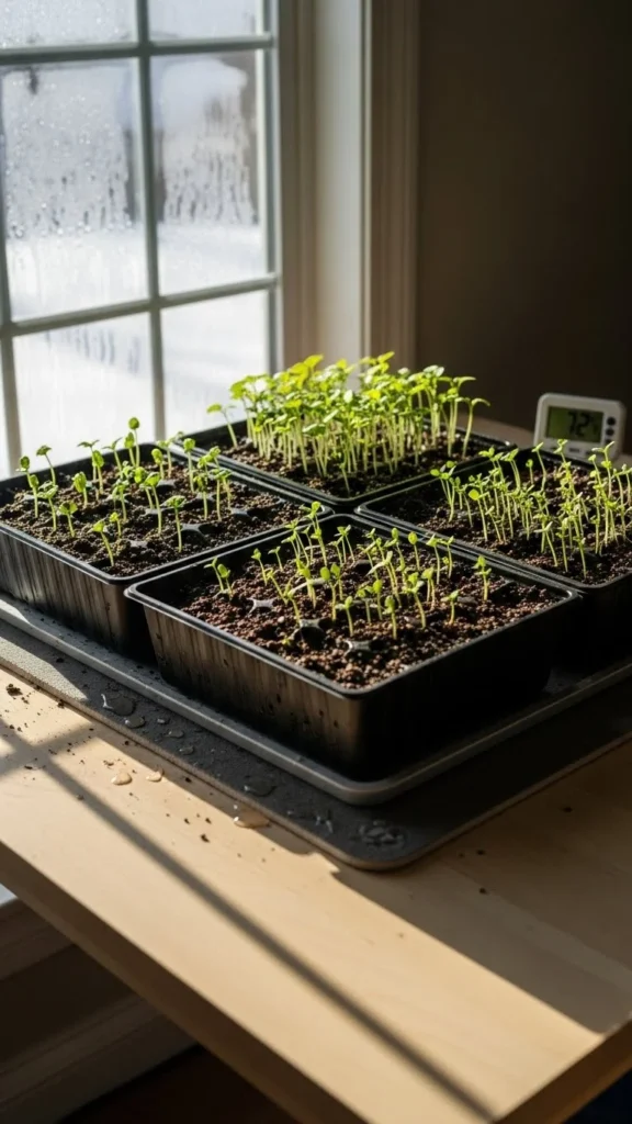 Use Seed Mats for Even Warmth
