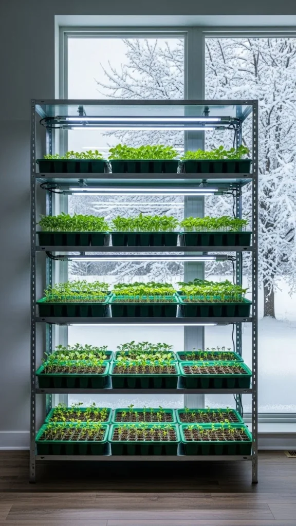 Create a Simple Indoor Shelf Garden