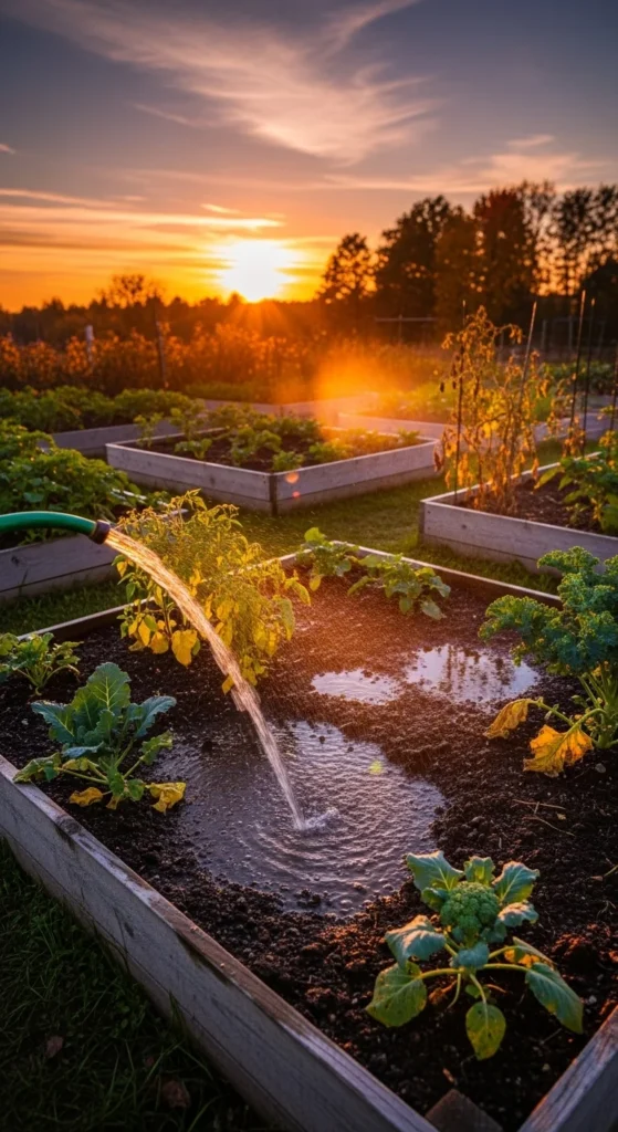 Water Deeply Before Frost