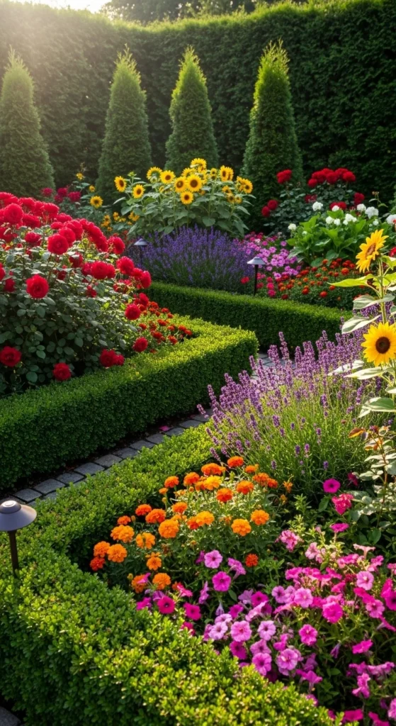 Frame with Evergreen Borders