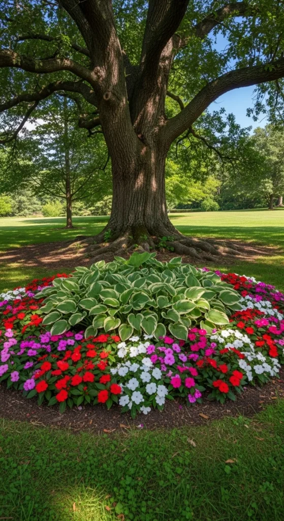 Plant Around a Tree Base