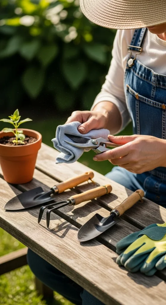 Keep Tools Clean and Sharp