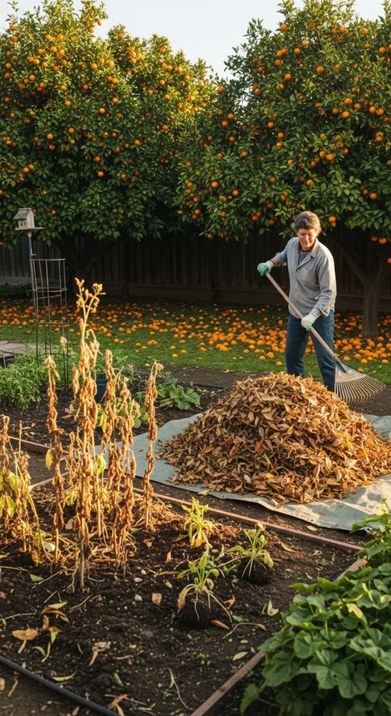 Clean Up Dead Plants and Debris