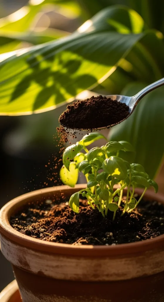  Use Coffee Grounds Sparingly