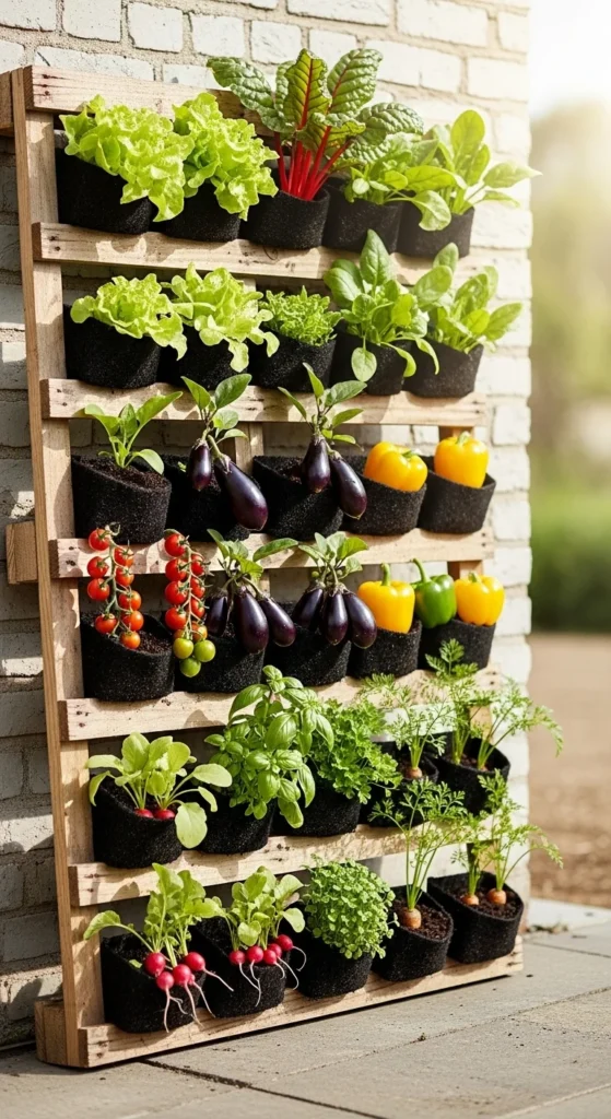 Build a Vertical Pallet Garden
