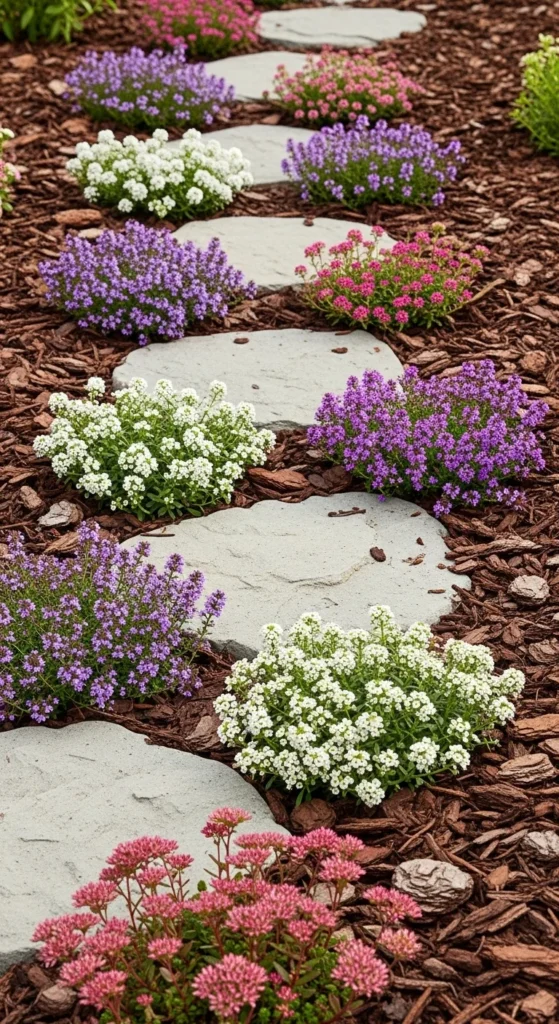 Design with Mulch and Ground Covers