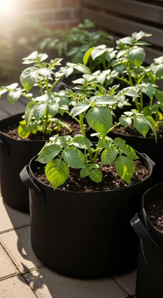 Grow Potatoes in Bags