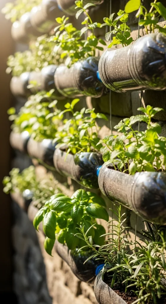 Grow Veggies in Recycled Plastic Bottles