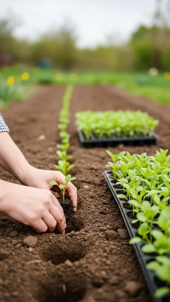 Transplanting Your Winter Seedlings