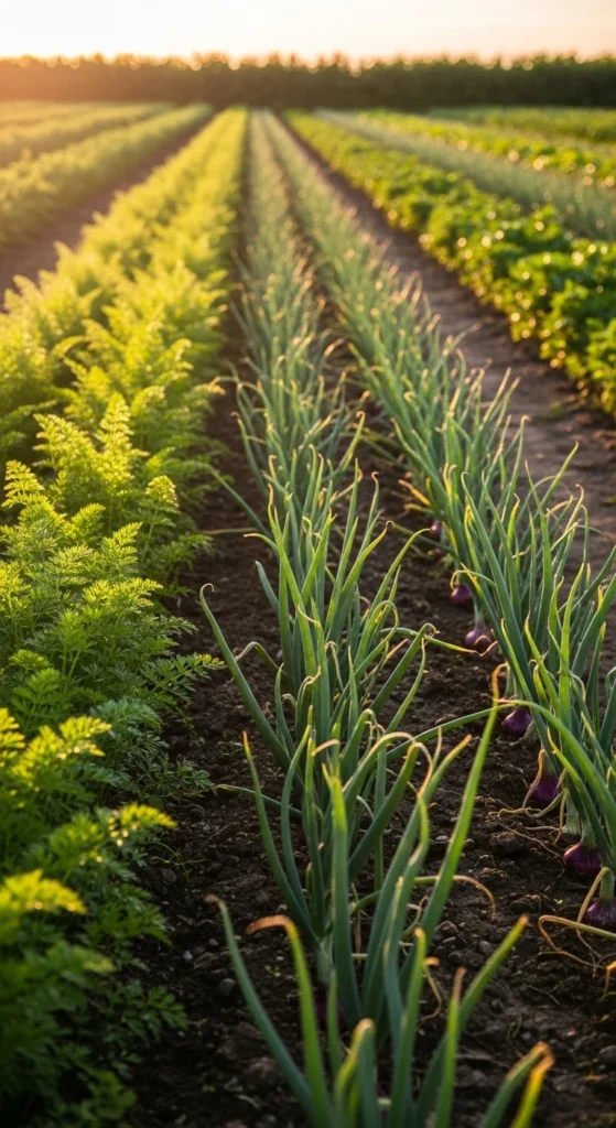 Try Companion Planting Rows