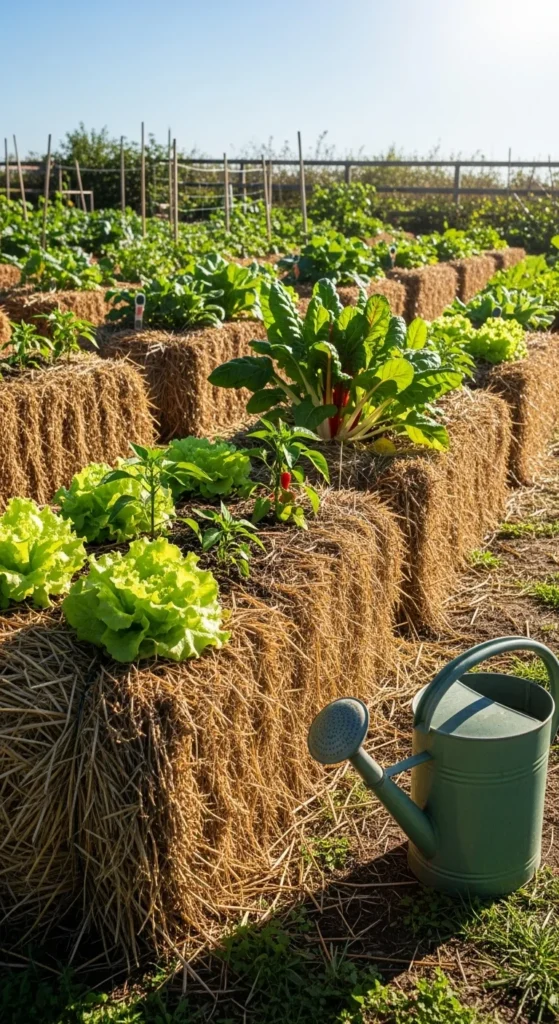 Try a Straw Bale Garden