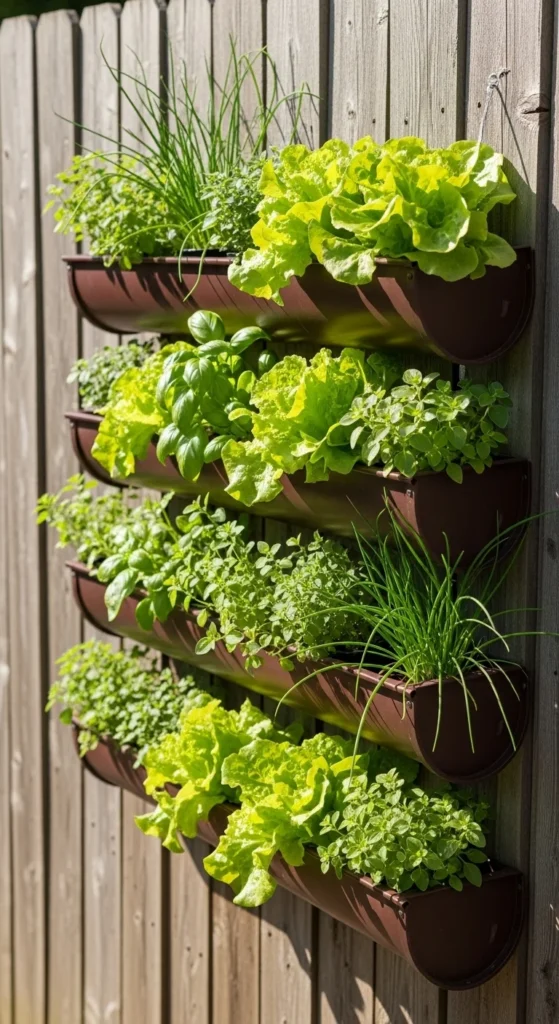 Turn Gutters into Planters