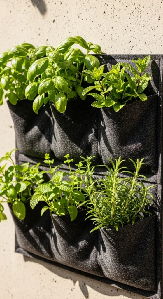 Wall-Mounted Planter Pockets