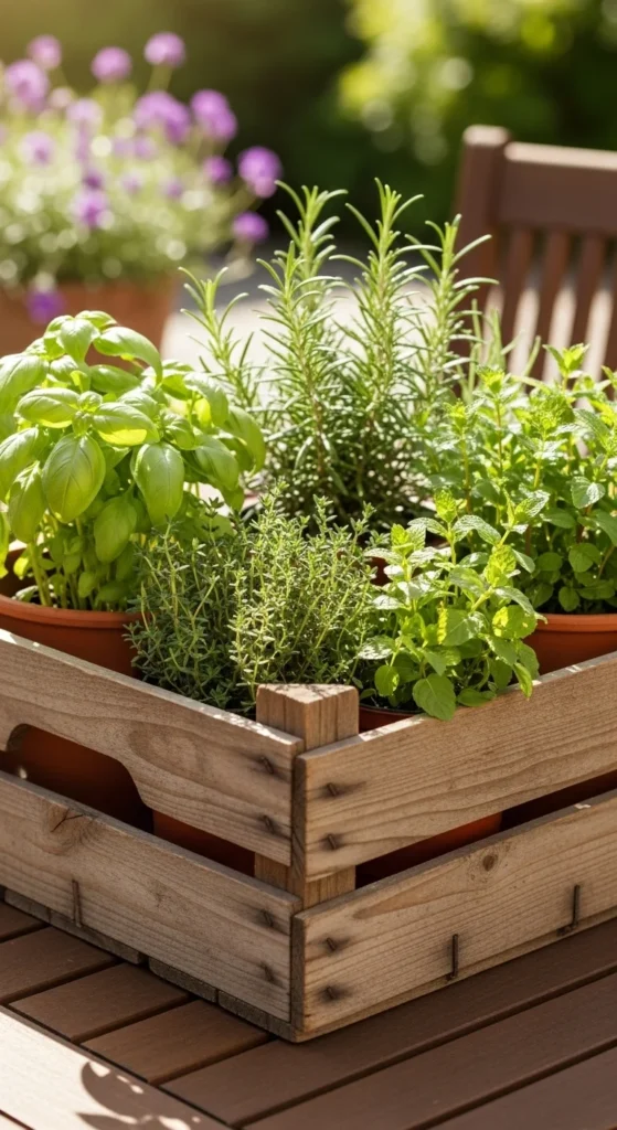 Wooden Crate Garden