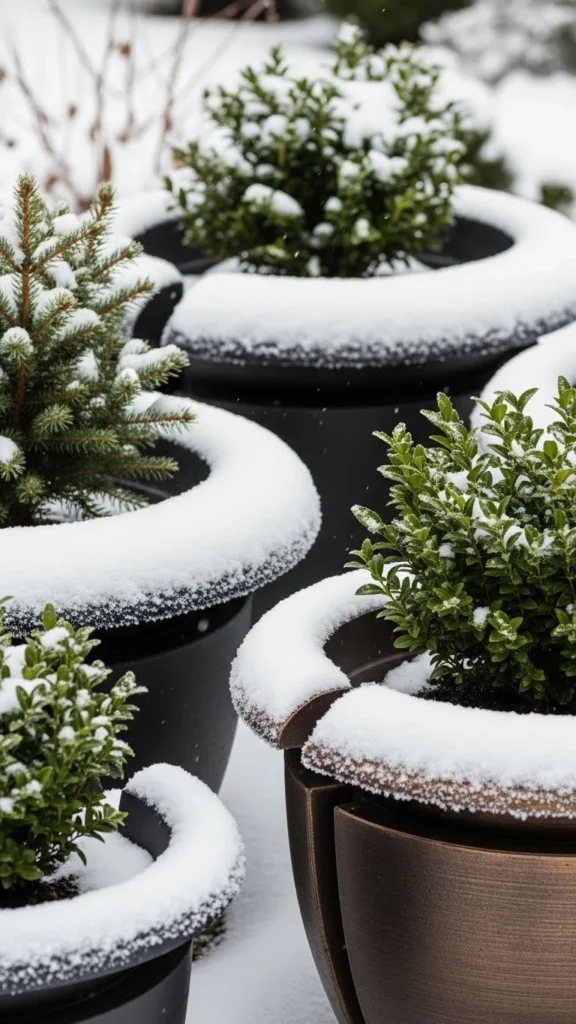 Double-Walled Resin Pots for Extreme Cold