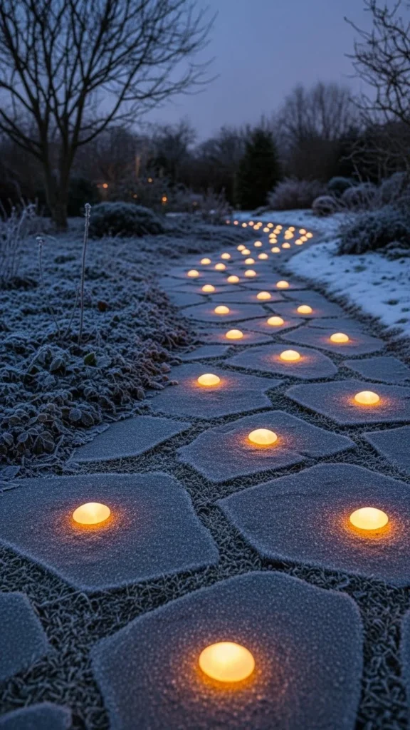 Glowing Pebble Path