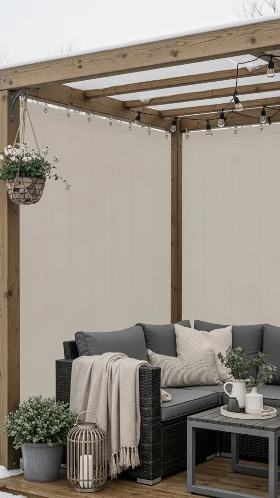 Outdoor Fabric Screens