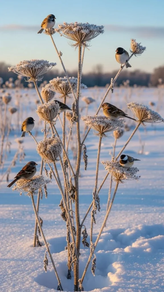 Winter Seed Heads Left Standing